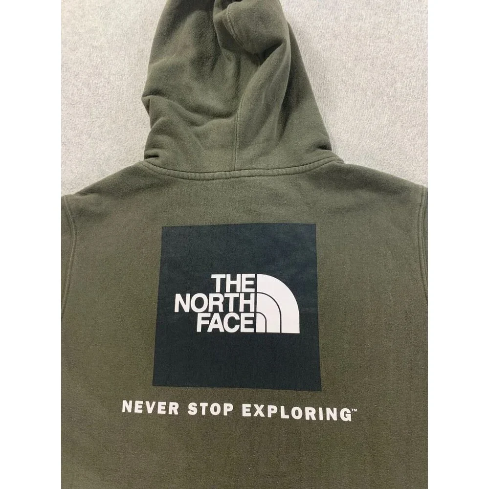 The North Face Cotton Blend Explorer Hoodie Sweatshirt (Men's Medium)‎ Green